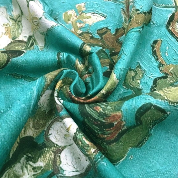 XL Almond Blossom Branches Vincent Van Gogh Big Floral Wall Art Tapestry New - Picture 5 of 9